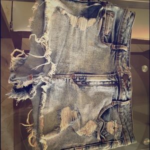 Jean Cut Off Shorts