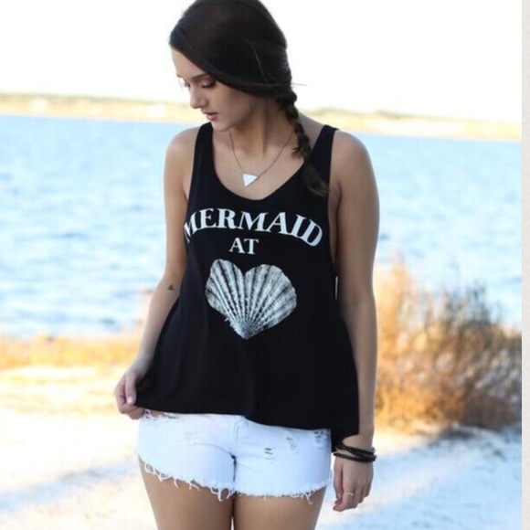 •"Mermaid at ❤️" Tank Top• - Picture 4 of 4