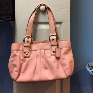 Pink coach purse