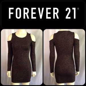 NWOT Forever 21 rainbow sparkle mini-dress S