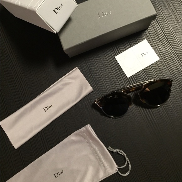 Sold!!! Dior So Real Havana/Palladium sunglasses