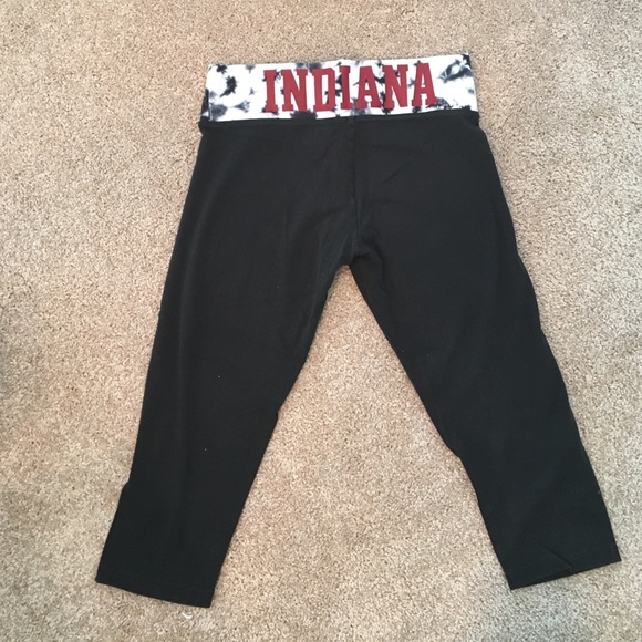 PINK IU Hoosiers knew length yoga pants