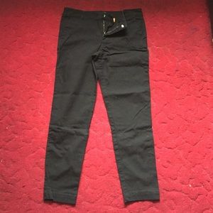 Black Slim Fit Dress Pants.