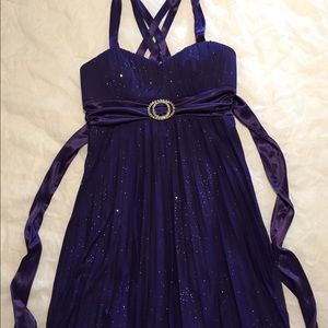 ☄Cute Cross Strap Sparkle Dress (Medium)☄