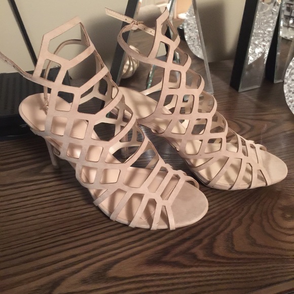 Cream heels