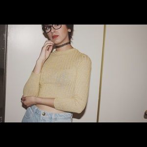 Vintage style crop top