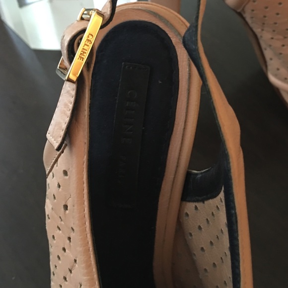 Celine Paris Tan Heels - Picture 4 of 4