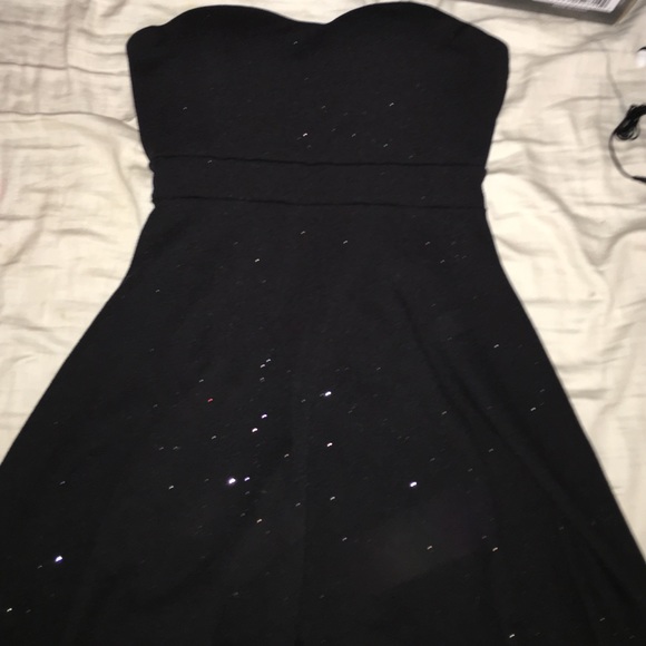 black sparkly dress
