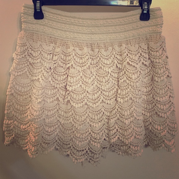 Lace shorts!
