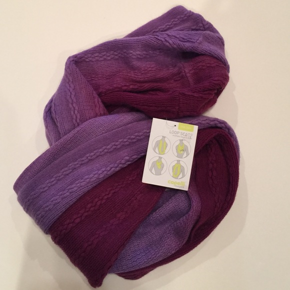 Capelli New York ombré purple scarf
