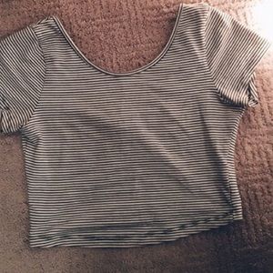 sold. Brandy Melville striped crop top!