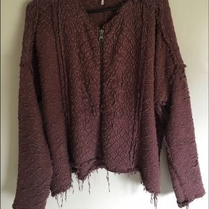 Free people zip up sweater