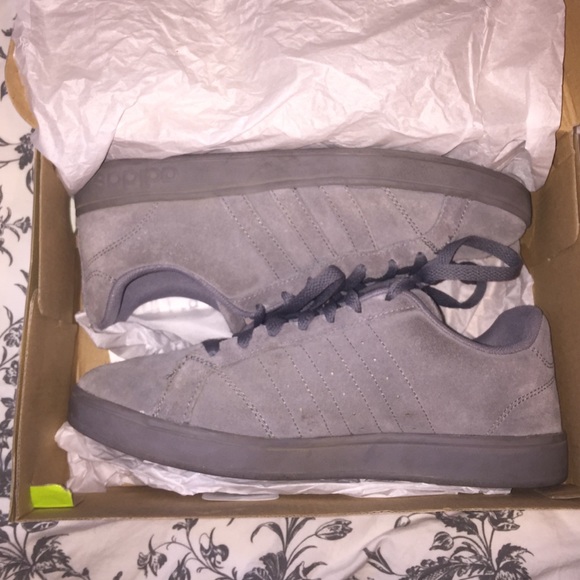 Adidas Shoes - Adidas Neo Grey Suede