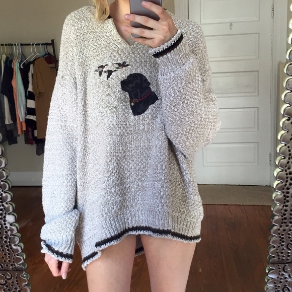 Vintage Sweaters - Pup enthusiast crew