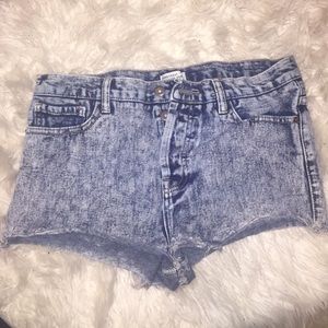 Jean cut off shorts
