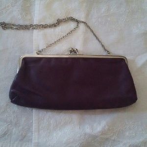 Leather clutch