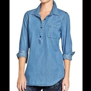 Thin Denim Shirt- medium