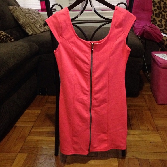H&M zippered mini dress