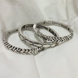 Premier Designs Jewelry Bangle Bracelet Set- Arrow