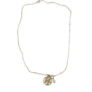 Greek letter charm necklace