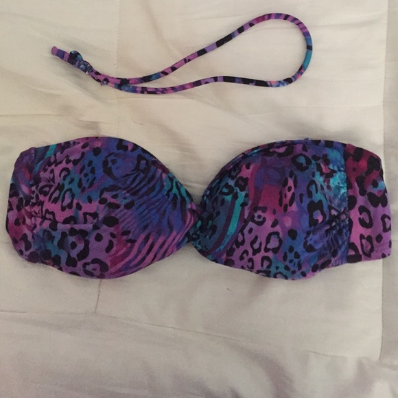 Cheetah Print Bathing Suit Top
