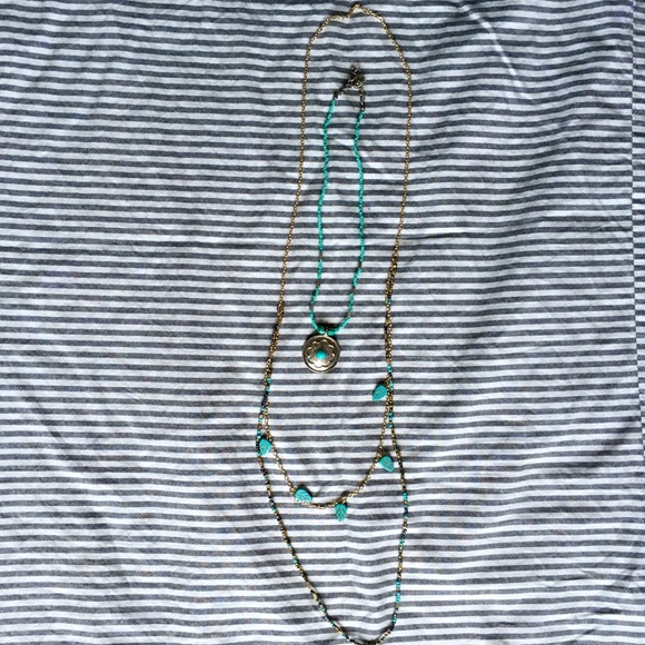 👗Turquoise Necklace Set👗 - Picture 2 of 2