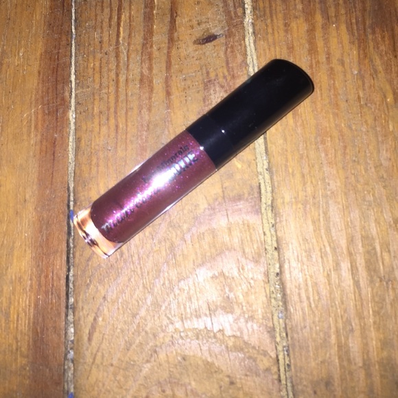 Dark Plum Sparkled Lip Gloss.
