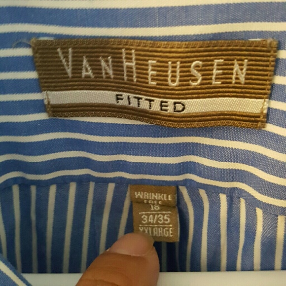 Men's XXL Pinstripe Button Down - Picture 2 of 2