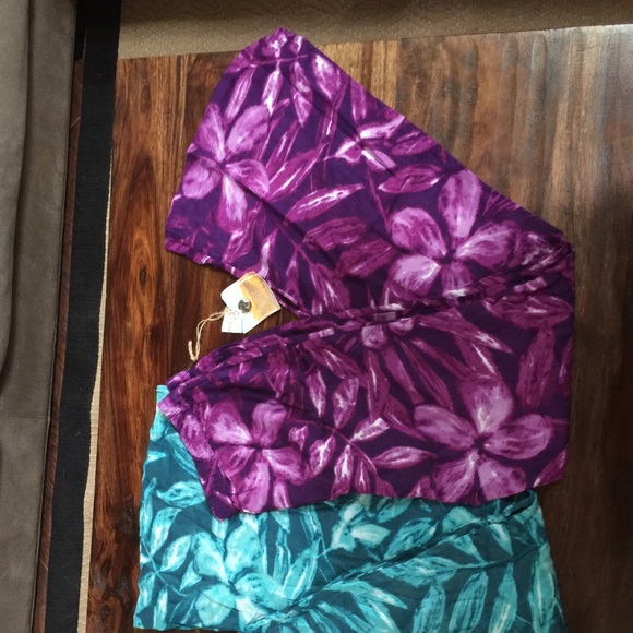 pair of purple Honolua Wahine beach pants only