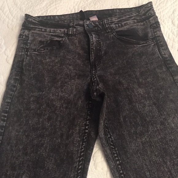 black faded jeans from H&M size 10