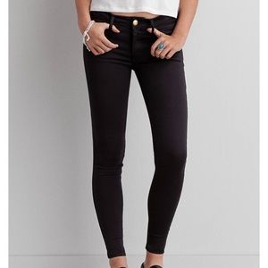 Olive green American Eagle Sateen X Jeggings