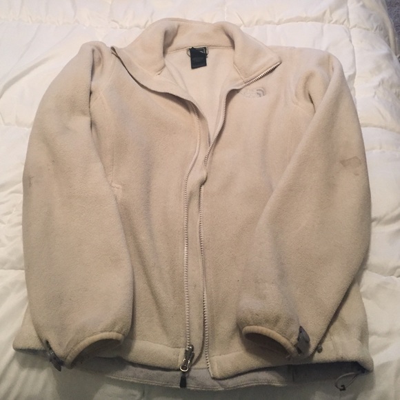 Cream color north face jacket - Picture 1 of 1