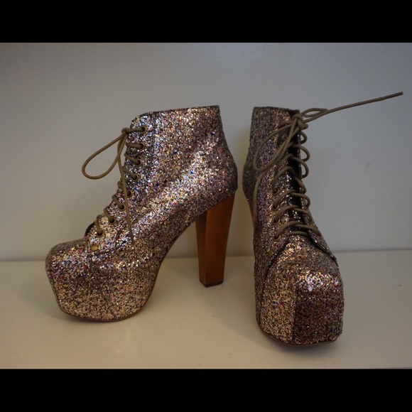 🎉PRICE DROP🎉Jeffrey Campbell glitter lita boot