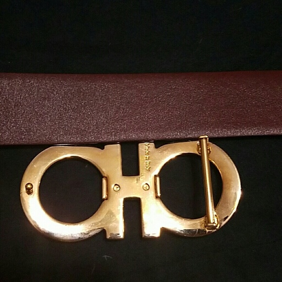 Salvatore Ferragamo reversible cm-95 mens belt