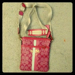 Hot pink crossbody