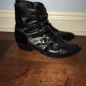 Black booties