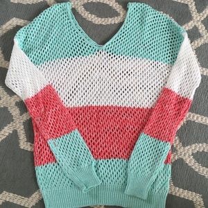 MAHINA open knit sweater
