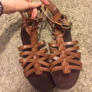 Leather sandals