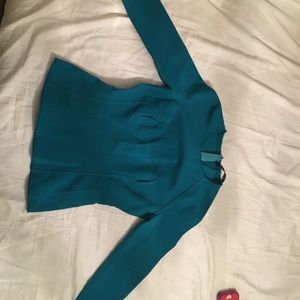 Zara blue blouse