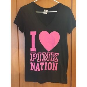 Vs pink nation t-shirt