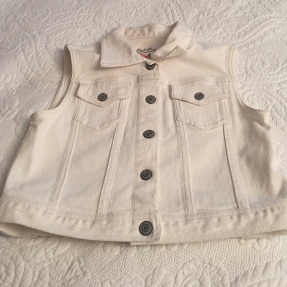 White denim vest size Large👇🏻👇🏻👇🏻 - Picture 3 of 4