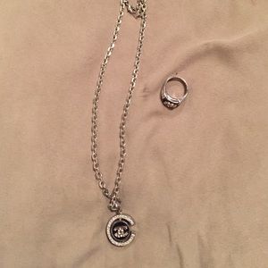 Necklace bracelet  and ring set