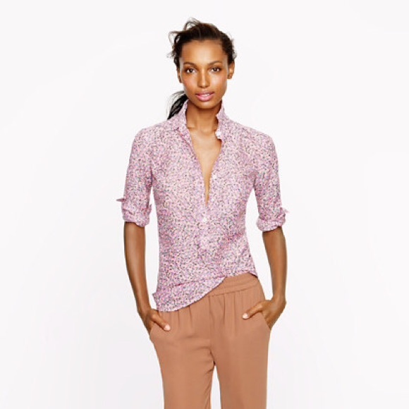 NWT J Crew ditzy floral popover