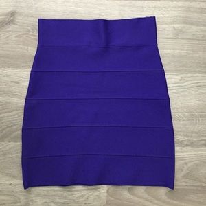 BCBG Purple Bandage Skirt