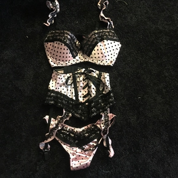 Adorable 3 pc Lingerie Set