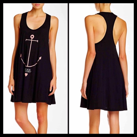 ❌SOLD❌WILDFOX BLACK TANK DRESS My Yacht or Yours - Picture 2 of 7
