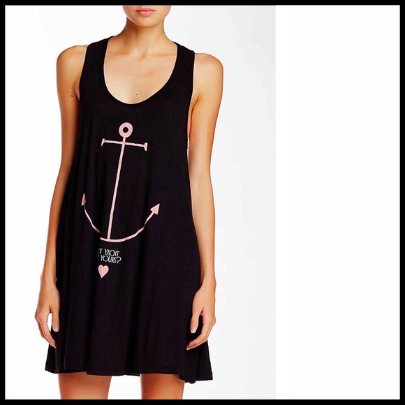❌SOLD❌WILDFOX BLACK TANK DRESS My Yacht or Yours - Picture 4 of 7