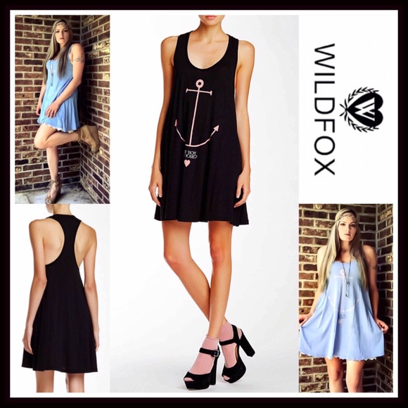 ❌SOLD❌WILDFOX BLACK TANK DRESS My Yacht or Yours - Picture 7 of 7