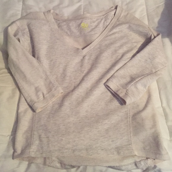 White Three-Quarter Sleeve