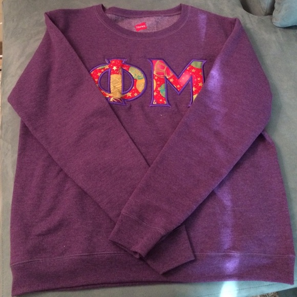 Phi Mu Purple Letter Shirt